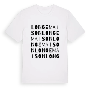 Longemaison ordlek t-shirt – ekologisk bomull t-shirt från Pinshirt