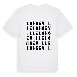 Longeville ordlek t-shirt – ekologisk bomull t-shirt från Pinshirt