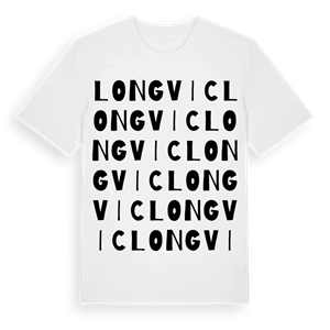 Longvic ordlek t-shirt – ekologisk bomull t-shirt från Pinshirt