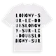 Longwy-sur-le-Doubs ordlek t-shirt