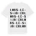 Lons-le-Saunier ordlek t-shirt
