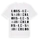 Lons-le-Saunier ordlek t-shirt