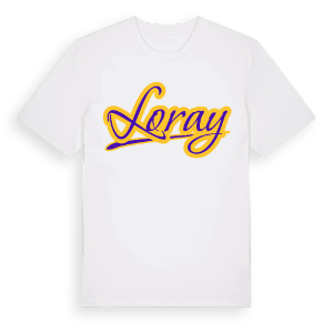 Loray baseball t-shirt – ekologisk bomull t-shirt från Pinshirt