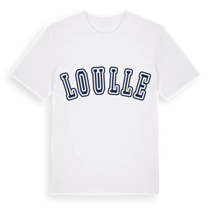 Loulle college t-shirt – ekologisk bomull t-shirt från Pinshirt