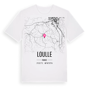 Loulle karta t-shirt – ekologisk bomull t-shirt från Pinshirt
