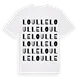 Loulle ordlek t-shirt