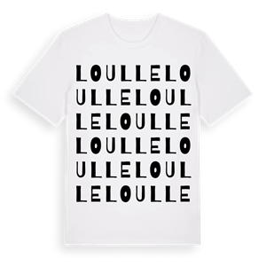 Loulle ordlek t-shirt – ekologisk bomull t-shirt från Pinshirt