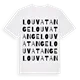 Louvatange ordlek t-shirt