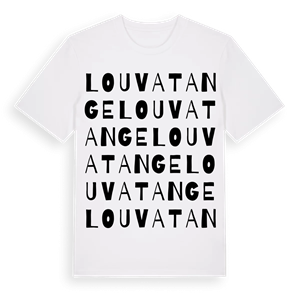 Louvatange ordlek t-shirt – ekologisk bomull t-shirt från Pinshirt