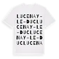 Lucenay-le-Duc ordlek t-shirt