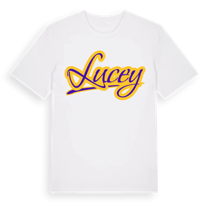 Lucey baseball t-shirt – ekologisk bomull t-shirt från Pinshirt