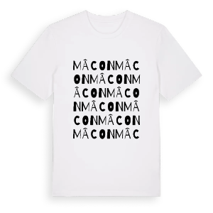 Mâcon ordlek t-shirt – ekologisk bomull t-shirt från Pinshirt