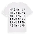 Magny-Lambert ordlek t-shirt