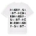 Magny-Saint-Médard ordlek t-shirt