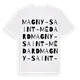 Magny-Saint-Médard ordlek t-shirt