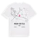 Magny-sur-Tille karta t-shirt