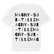 Magny-sur-Tille ordlek t-shirt
