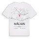 Mâlain karta t-shirt