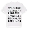 Malange ordlek t-shirt
