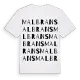 Malbrans ordlek t-shirt