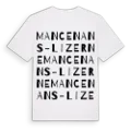 Mancenans-Lizerne ordlek t-shirt