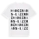 Mancenans-Lizerne ordlek t-shirt