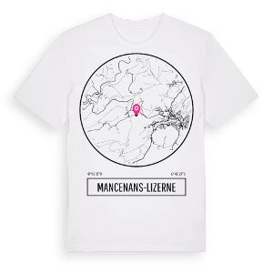Mancenans-Lizerne t-shirt – ekologisk bomull t-shirt från Pinshirt