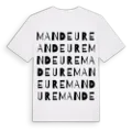 Mandeure ordlek t-shirt