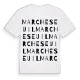Marcheseuil ordlek t-shirt