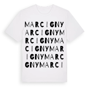 Marcigny ordlek t-shirt – ekologisk bomull t-shirt från Pinshirt