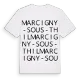 Marcigny-sous-Thil ordlek t-shirt