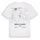 Marcilly-la-Gueurce karta t-shirt