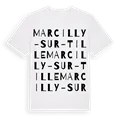 Marcilly-sur-Tille ordlek t-shirt
