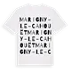 Marigny-le-Cahouët ordlek t-shirt