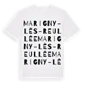 Marigny-lès-Reullée ordlek t-shirt