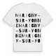 Marigny-sur-Yonne ordlek t-shirt