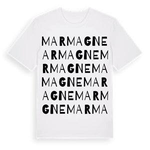 Marmagne ordlek t-shirt – ekologisk bomull t-shirt från Pinshirt