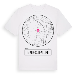 Mars-sur-Allier t-shirt – ekologisk bomull t-shirt från Pinshirt