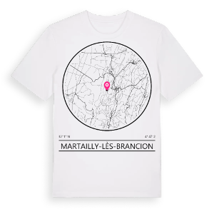Martailly-lès-Brancion t-shirt – ekologisk bomull t-shirt från Pinshirt