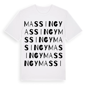 Massingy ordlek t-shirt – ekologisk bomull t-shirt från Pinshirt