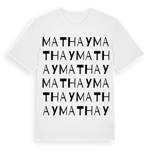 Mathay ordlek t-shirt – ekologisk bomull t-shirt från Pinshirt