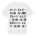 Maxilly-sur-Saône ordlek t-shirt