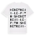 Ménétreux-le-Pitois ordlek t-shirt