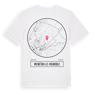 Menétru-le-Vignoble t-shirt – ekologisk bomull t-shirt från Pinshirt