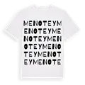 Menotey ordlek t-shirt