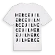 Merceuil ordlek t-shirt