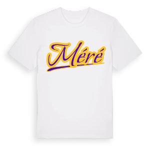 Méré baseball t-shirt – ekologisk bomull t-shirt från Pinshirt