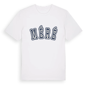 Méré college t-shirt – ekologisk bomull t-shirt från Pinshirt