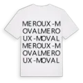 Meroux-Moval ordlek t-shirt
