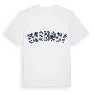 Mesmont college t-shirt – ekologisk bomull t-shirt från Pinshirt